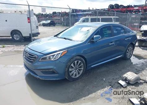 2016 Hyundai Sonata Sport z USA, uszkodzony, nr VIN 5NPE34AF7GH380054